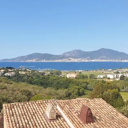 Vue A Porticcio Piscine Et Parking Porticcio (Corsica)
